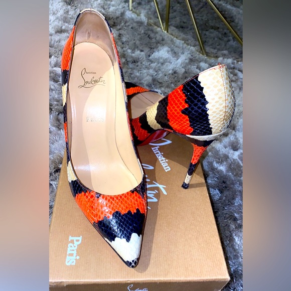 Christian Louboutin python multi color heels 🐍👠 - Picture 1 of 3